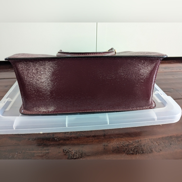 Kate Spade Mahogany/Burgundy Bixby Place Lise Satchel - Picture 16 of 17